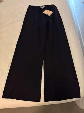 La Ligne Black Wide-Leg Trousers